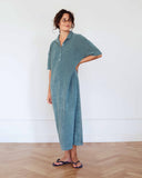 Polly Polo Dress Terry Towelling kaki