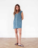 May Dress Terry Towelling Kaki