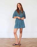 T Dress Terry Towelling Kaki