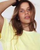 Isabelle T-Shirt Terry Towelling Lemon