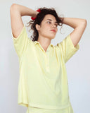 Pauline Polo Terry Towelling Lemon