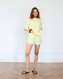 Isabelle T-Shirt Terry Towelling Lemon