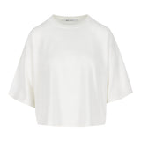 Shorty Knitted Top Cotton Cashmere White