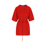 T Dress Terry Towelling Red