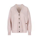 Twist Cardigan Merino Cashmere Rose