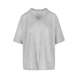 Vie Knitted Top Fine Cashmere Grey