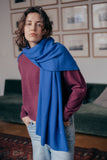 Doudou Wool Cashmere Scarf Soft Blue