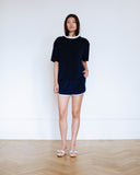 Belle Terry Towelling T-shirt Midnight