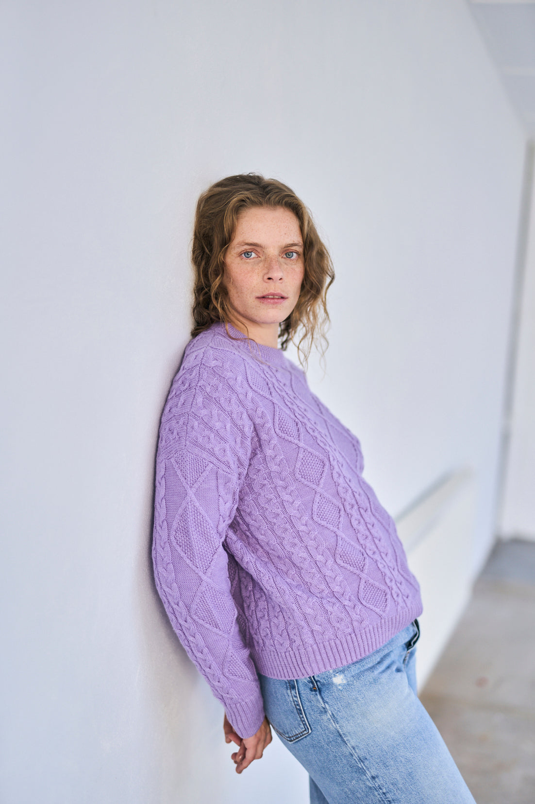Maryse Cashfeel Merino Sweater Violette