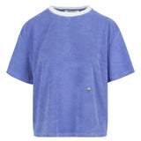 Belle Terry Towelling T-shirt Blue
