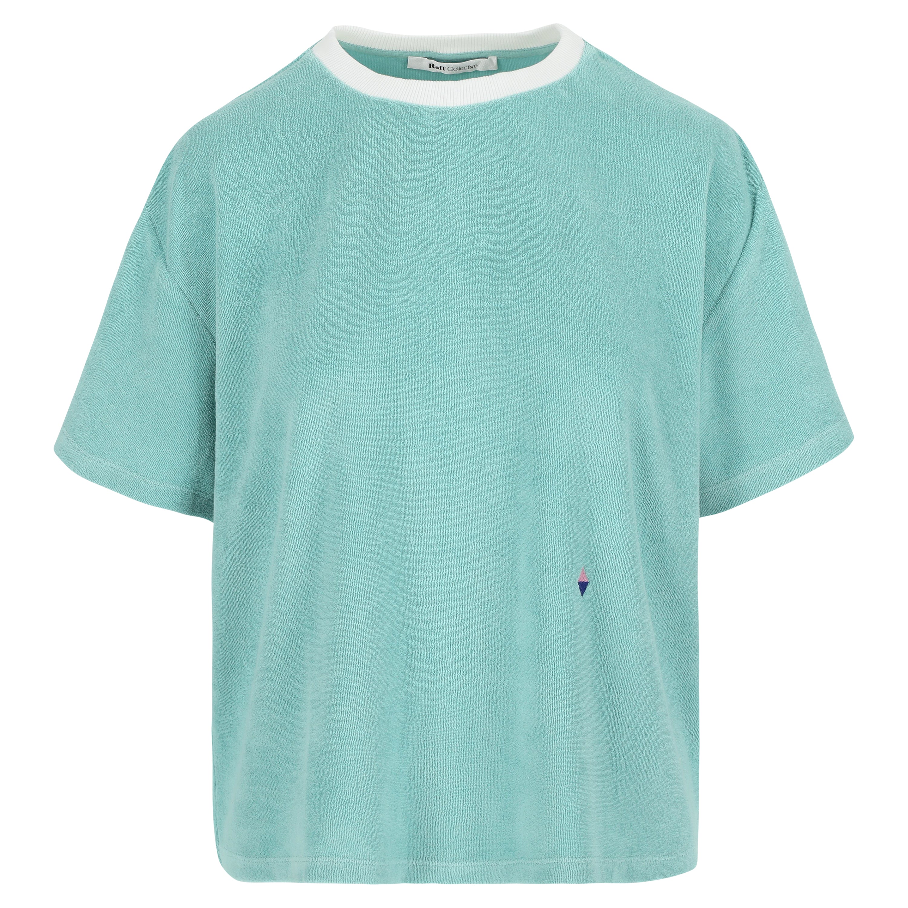 Belle Terry Towelling T-shirt Mint