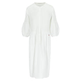 Nath Cotton Gause Dress White