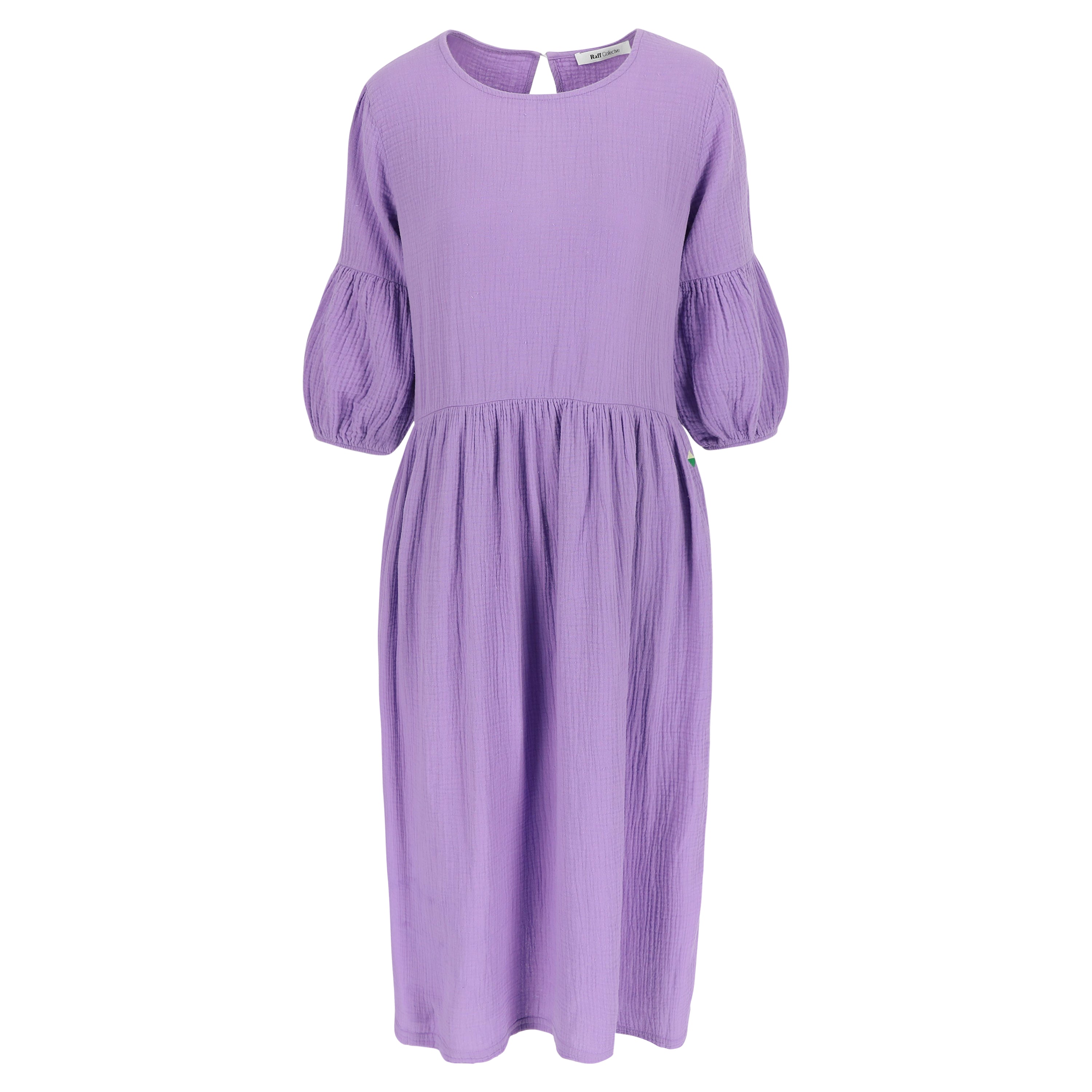 Vero Cotton Gause Dress Violette